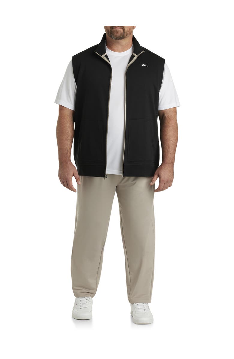 Reebok Fleece Vest, Alternate, color, Black