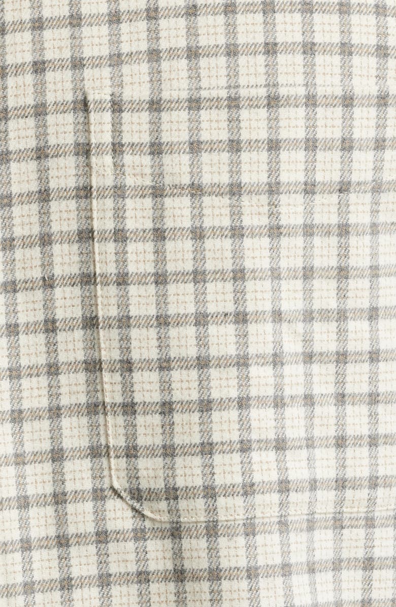 Les Deux Kent Check Flannel Button-Down Shirt, Alternate, color, 
