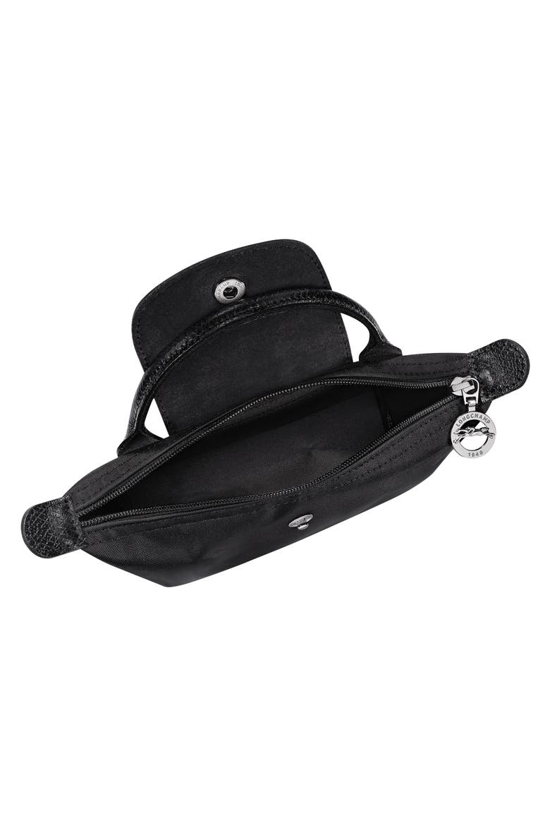 Le Pliage One Cosmetic Case, Alternate, color, BLACK