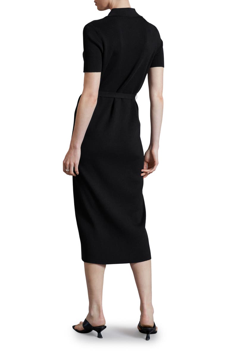 & Other Stories Lovely Tie Waist Knit Midi Dress, Alternate, color, 