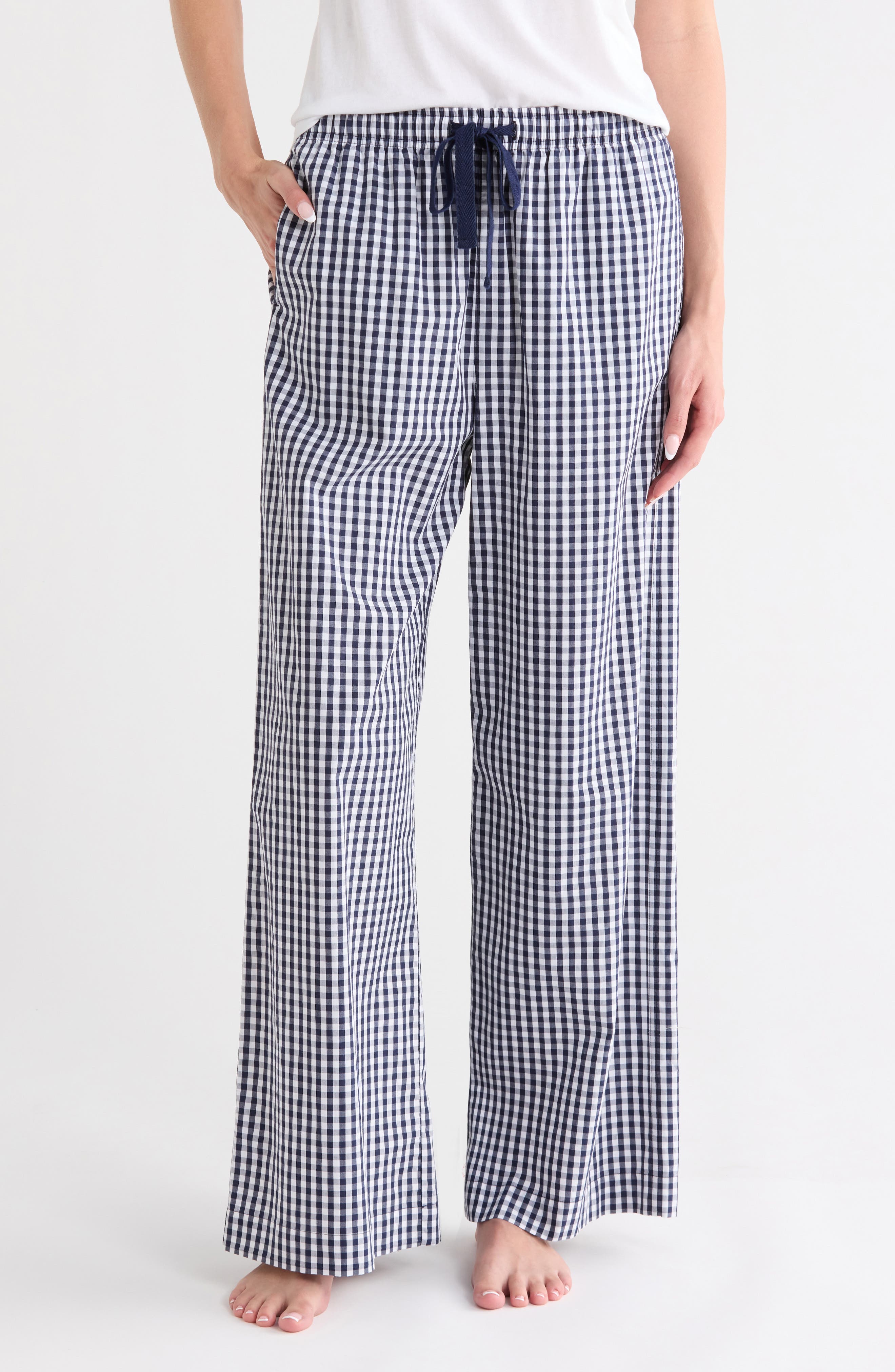 NAVY PETITE GINGHAM