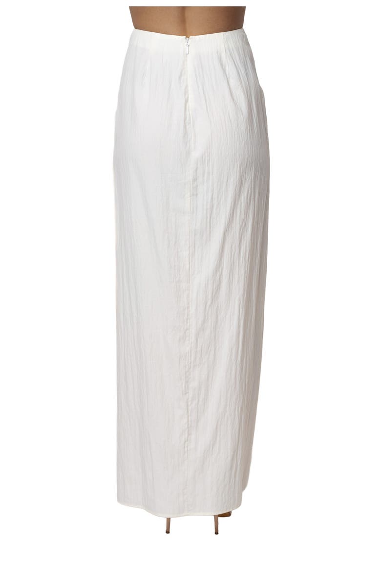 JLUXLABEL Flowing Elegance Maxi Skirt, Alternate, color, Ivory