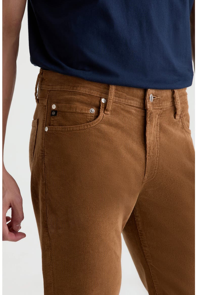 Everett Slim Straight Leg Corduroy Pants, Alternate, color, BRONZE BEAT