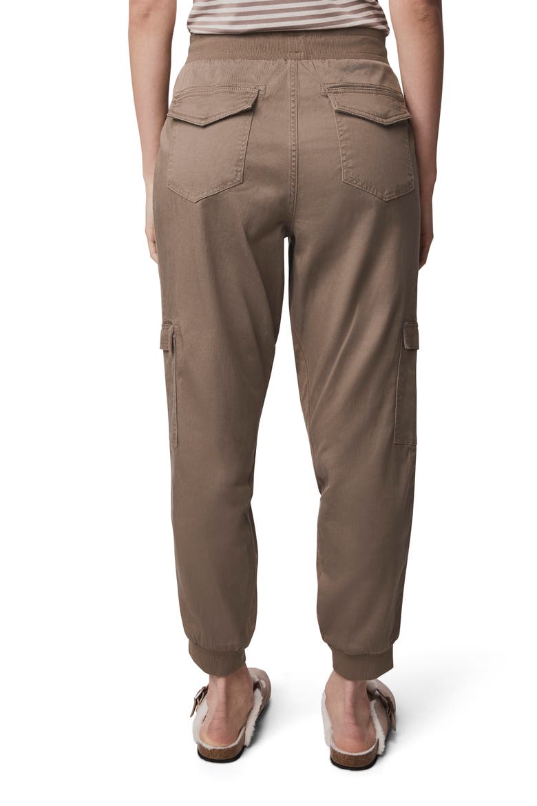 Jaclyn Drawstring Waist Joggers, Alternate, color, CEDAR BROWN