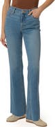 KUT from the Kloth Kelly Raw Hem High Waist Kick Flare Jeans
