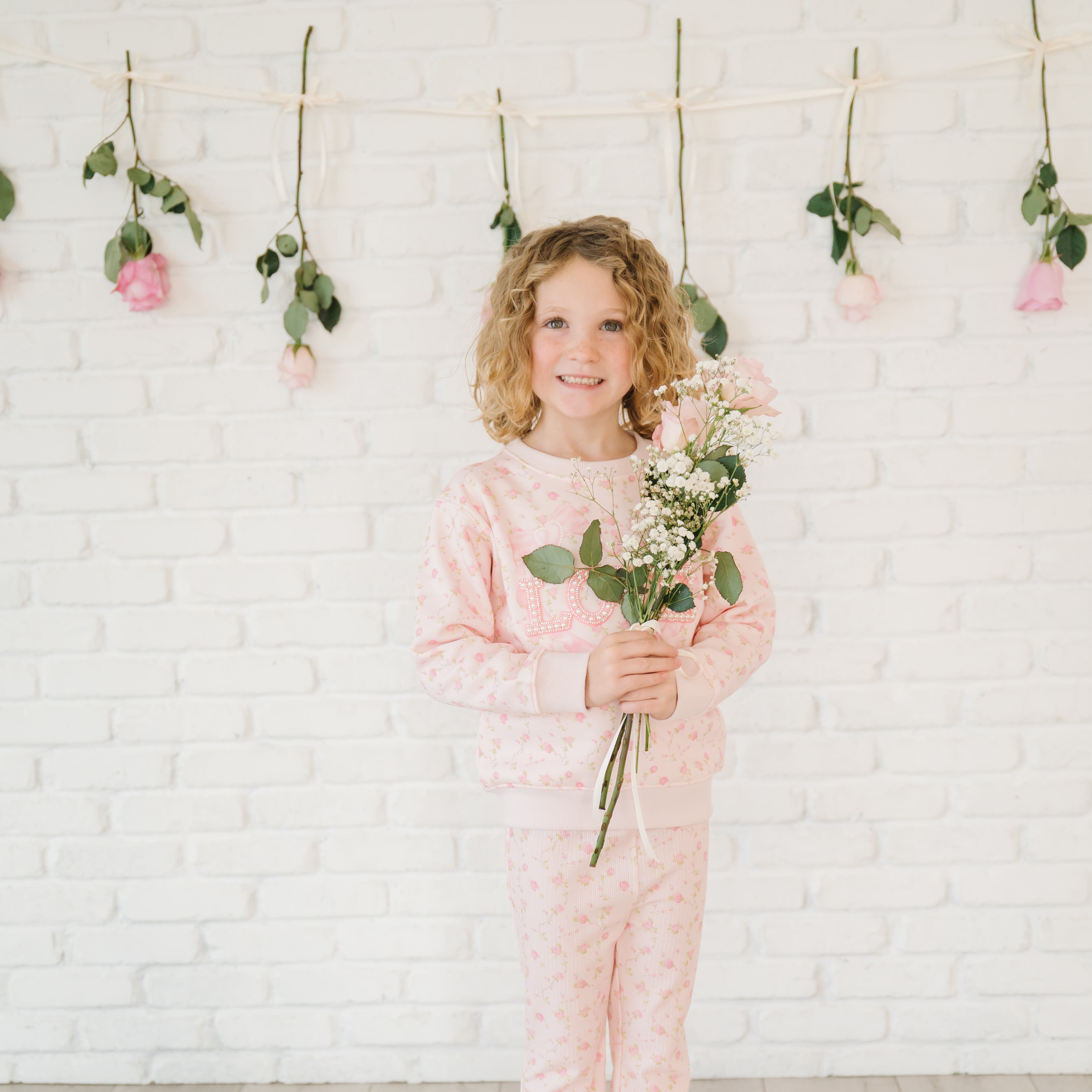 Sweet Wink Pink Rose Flare Legging | Nordstrom