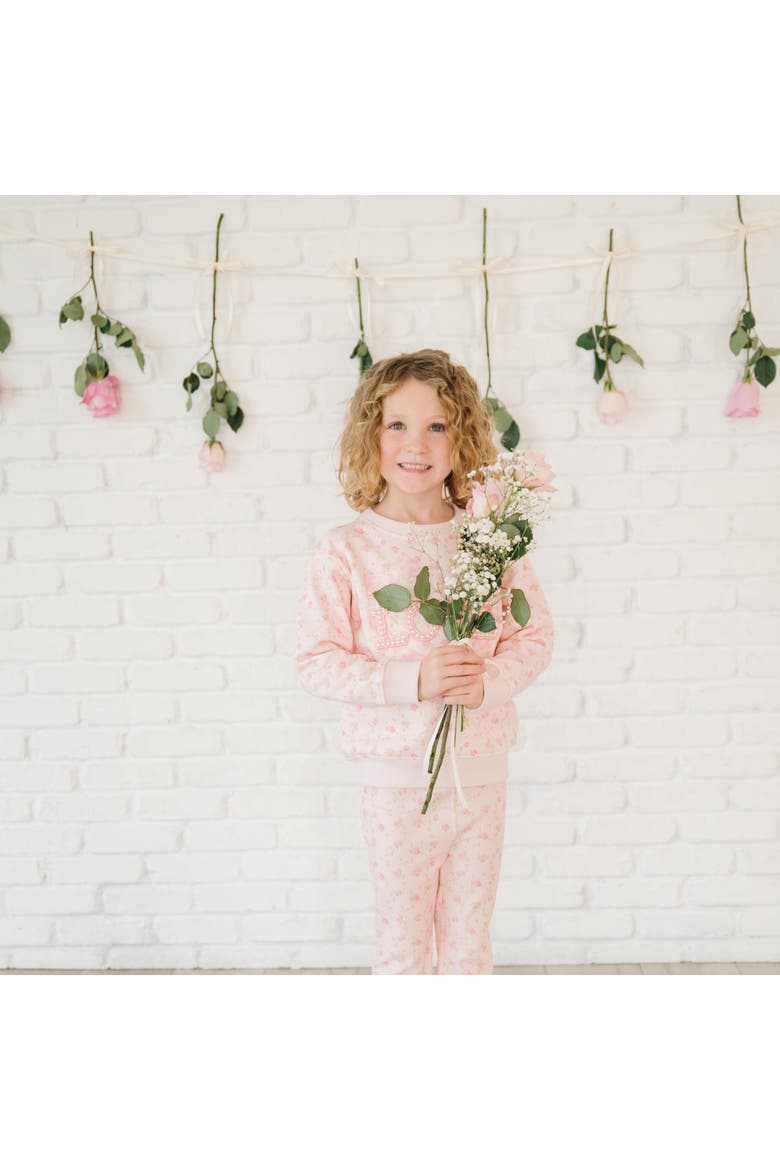 Pink Rose Flare Legging, Alternate, color, Light Pink
