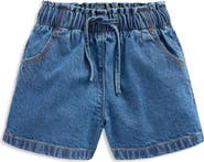 Mini Boden Kids' Stretch Cotton Denim Shorts