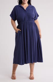 Renee C Short Sleeve Dress
