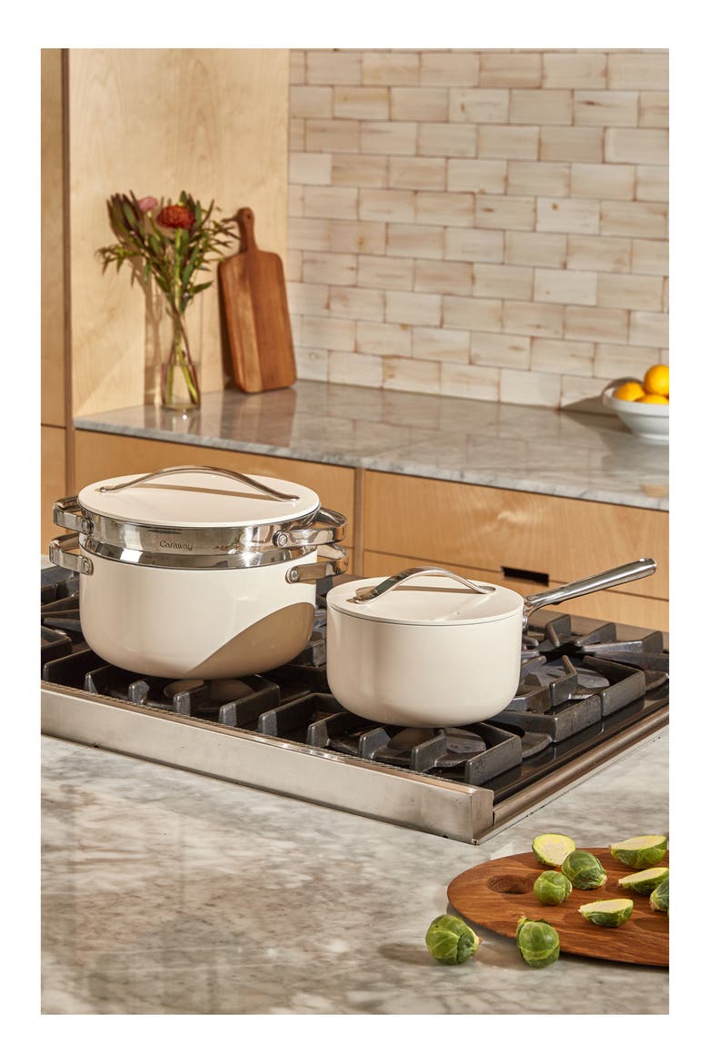 Large Stainless Steel Steamer, Alternate, color, STAINLESS STEEL