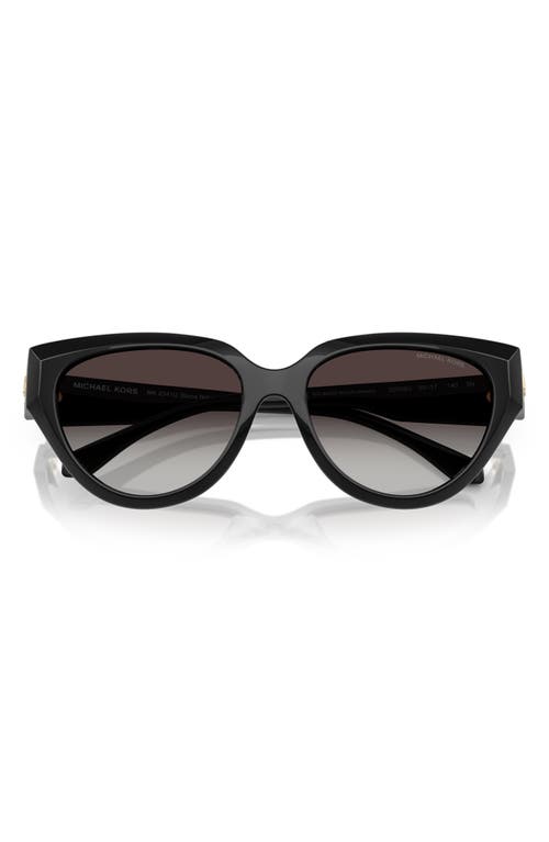 Michael Kors Womens Mk2241u Boca Raton Cat Eye-frame Acetate Sunglasses Black In Black