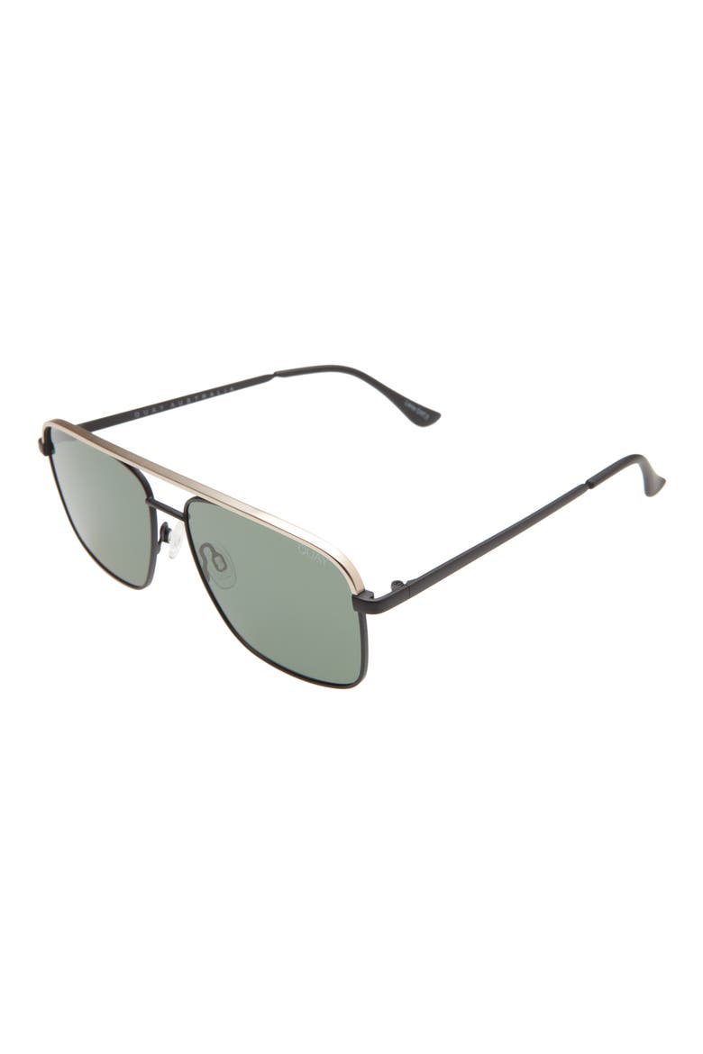 Australia Poster Boy 60mm Polarized Square Sunglasses, Alternate, color, MATTE GOLD BLACK/ GREEN