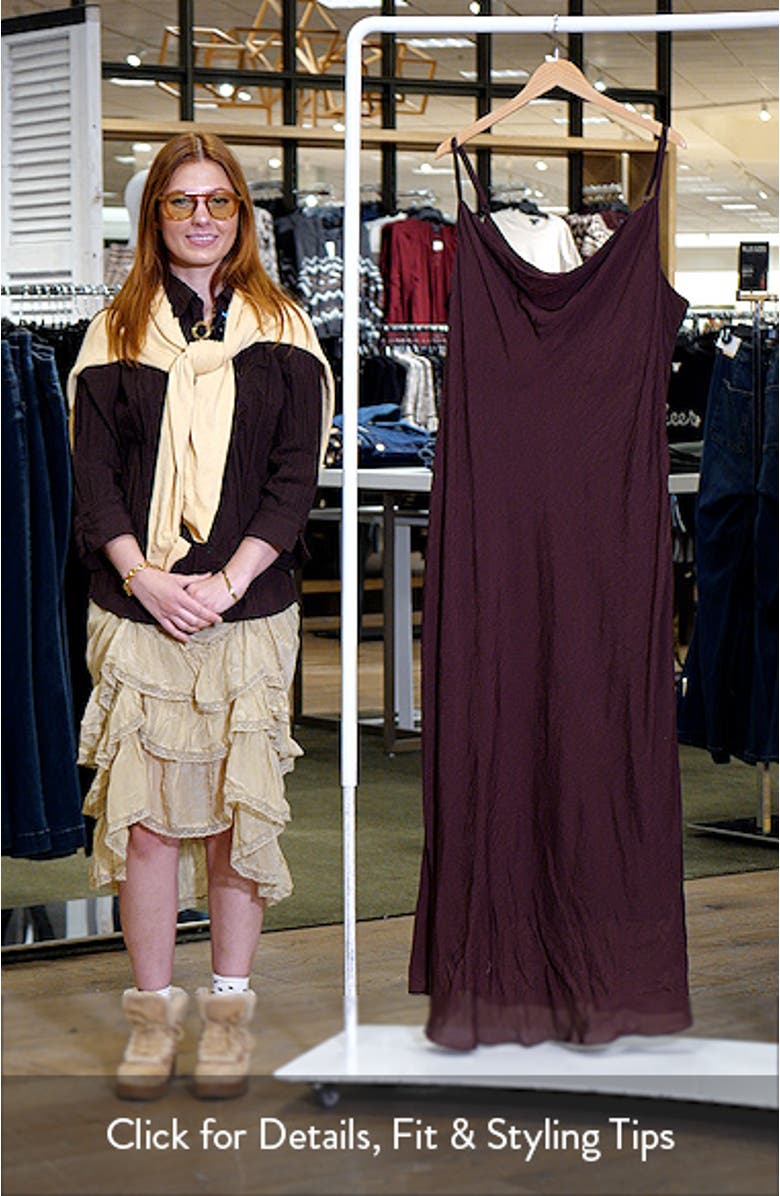 Kyra Crinkle Sateen Slipdress, sales video thumbnail