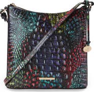 Brahmin Katie Croc Embossed Leather Crossbody Bag