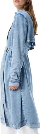 Cassie Denim Trench Coat