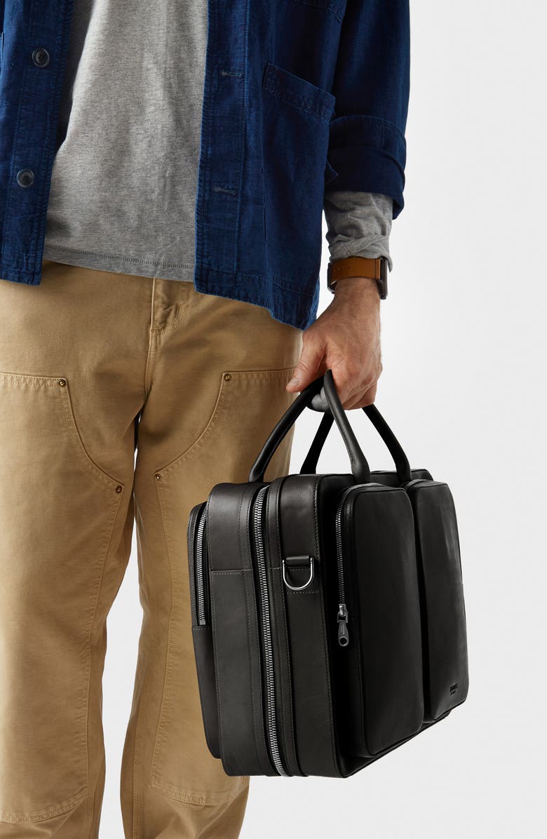 Shinola Canfield Traveler Briefcase, Alternate, color,