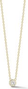 GLAZE JEWELRY Bezel Set Cubic Zirconia Pendant Necklace