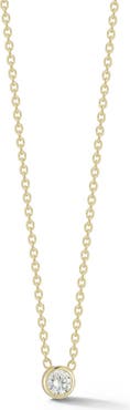 GLAZE JEWELRY Bezel Set Cubic Zirconia Pendant Necklace