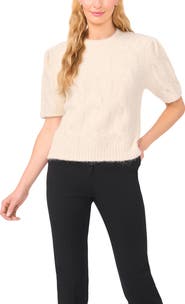 Ted Baker Laila Big Cable Short Sleeve Sweater