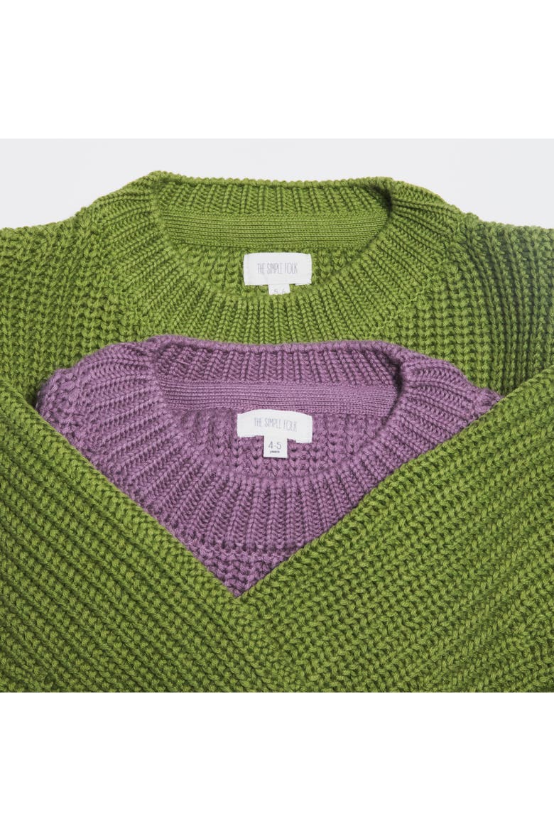 The Chunky Sweater Kids, Alternate, color, cornflower blue