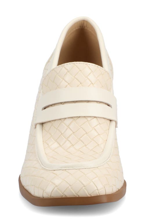 Journee Collection Malleah Loafer Pump In Neutral