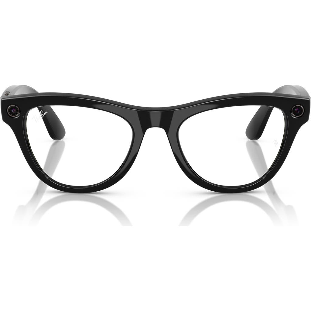 Ray Ban Ray-ban Womens Black Rw4010 Skyler Cat-eye Acetate Eye Glasses In Black