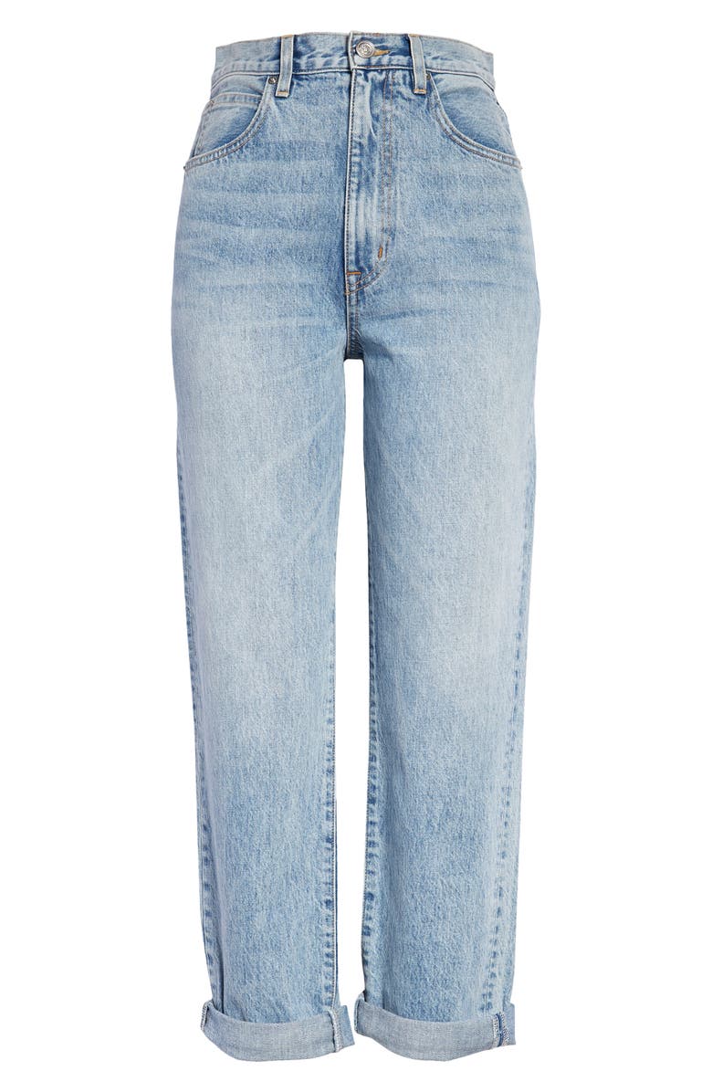 SLVRLAKE Dakota High Waist Relaxed Boyfriend Jeans, Alternate, color, 