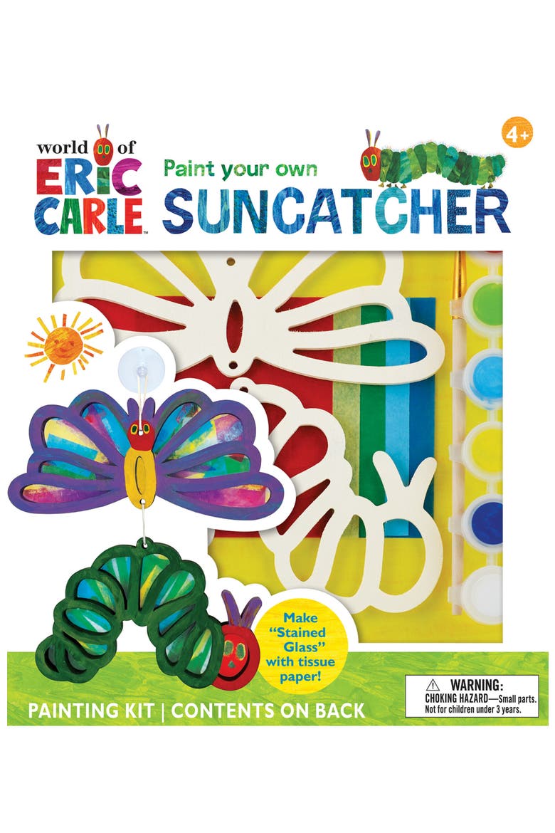 Eric Carle - Suncatcher Wood Paint Kit, Main, color, Multicolor