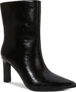 BERNESS Adire Pointed Toe Faux Leather Bootie