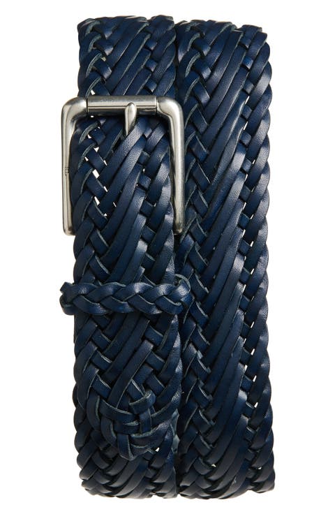 Braided Vachetta Leather Belt
