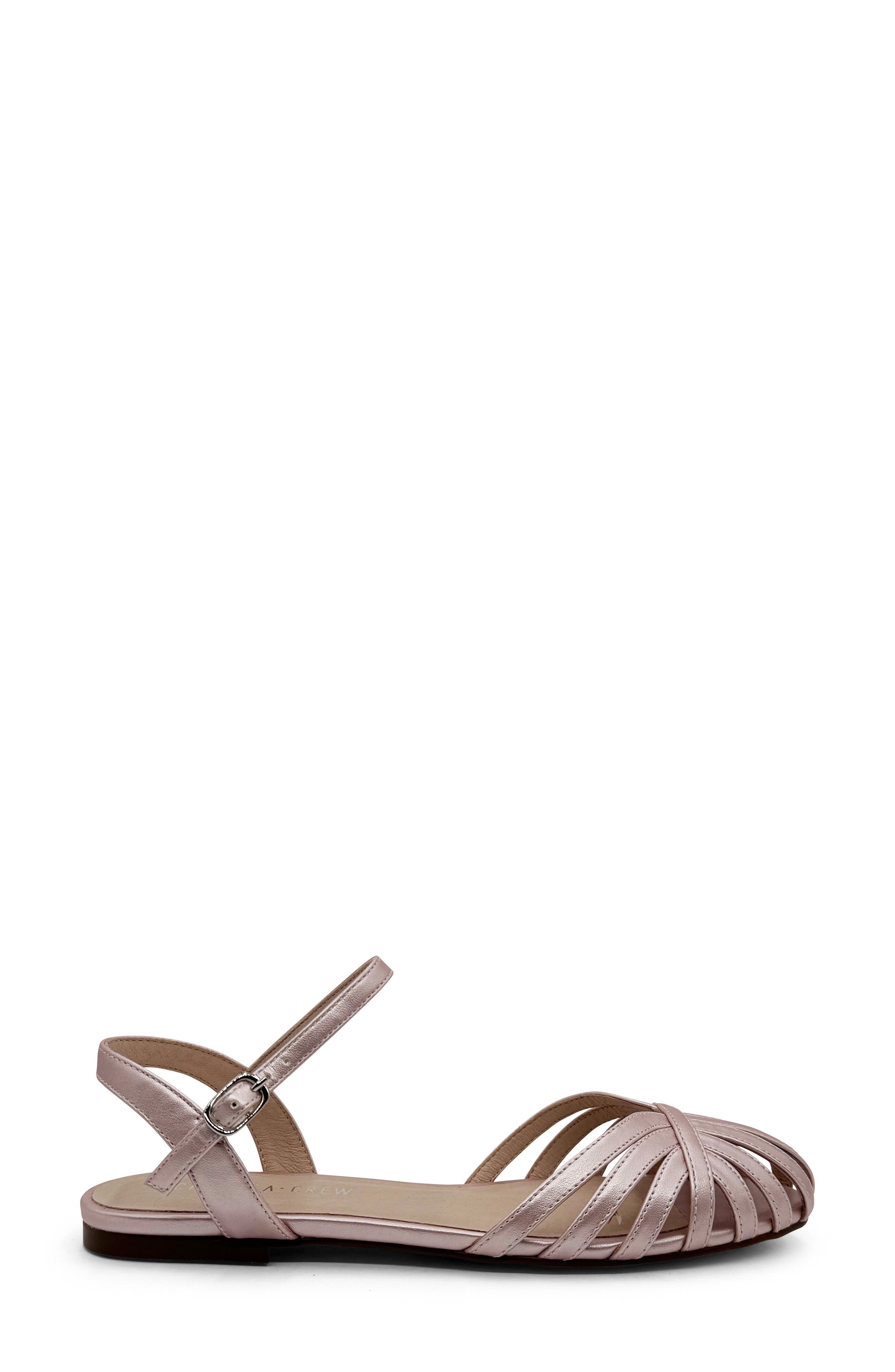 Cage Ankle Sandal, Alternate, color, PINK PU
