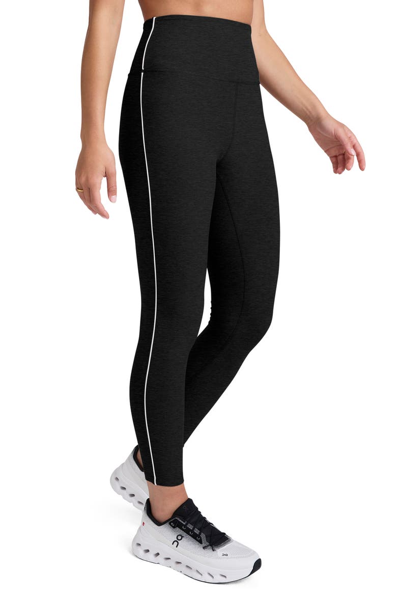 Space Dye High Waist Midi Leggings, Alternate, color, DARKEST NIGHT