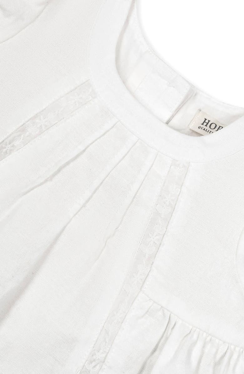 Hope & Henry Baby Special Occasion Linen Pintuck Dress, Infant, Alternate, color, 