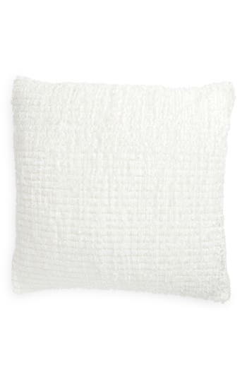 Tahari Chenille Tweed Accent Pillow In White