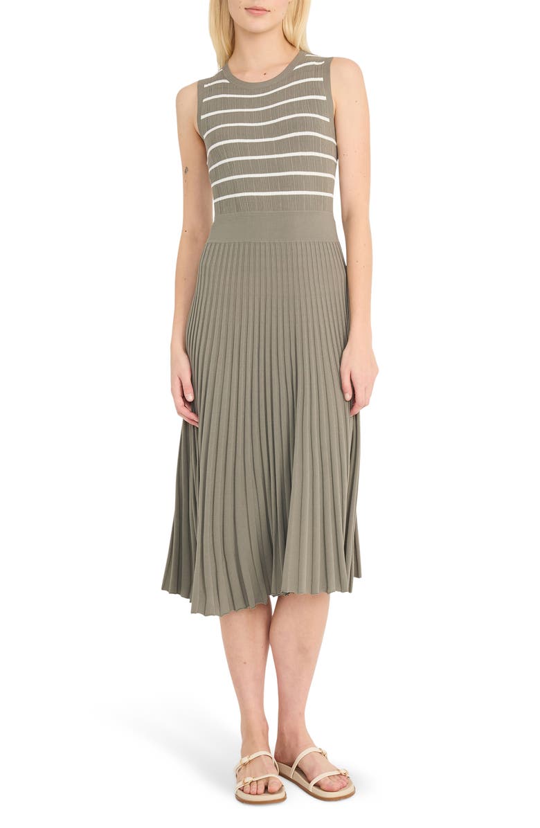 Luxely Sleeveless Knit Dress, Main, color, Tea