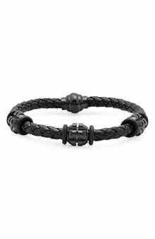Men's Braided Leather Bracelet