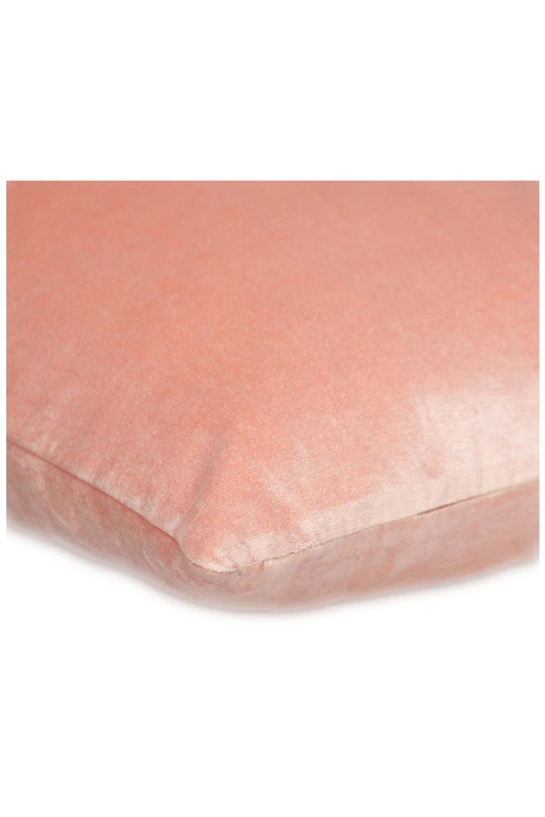 Bashira Square Throw Pillow, Alternate, color, PINK