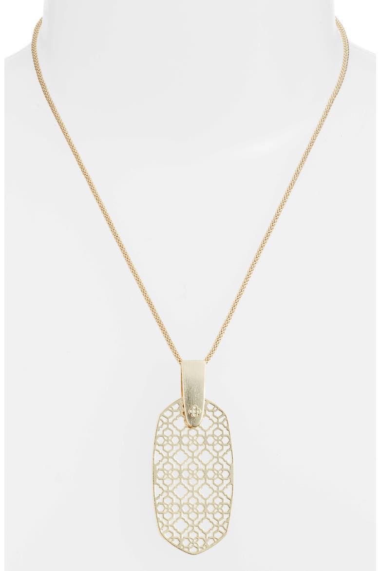 Inez Filigree Pendant Necklace, Alternate, color, GOLD FILIGREE