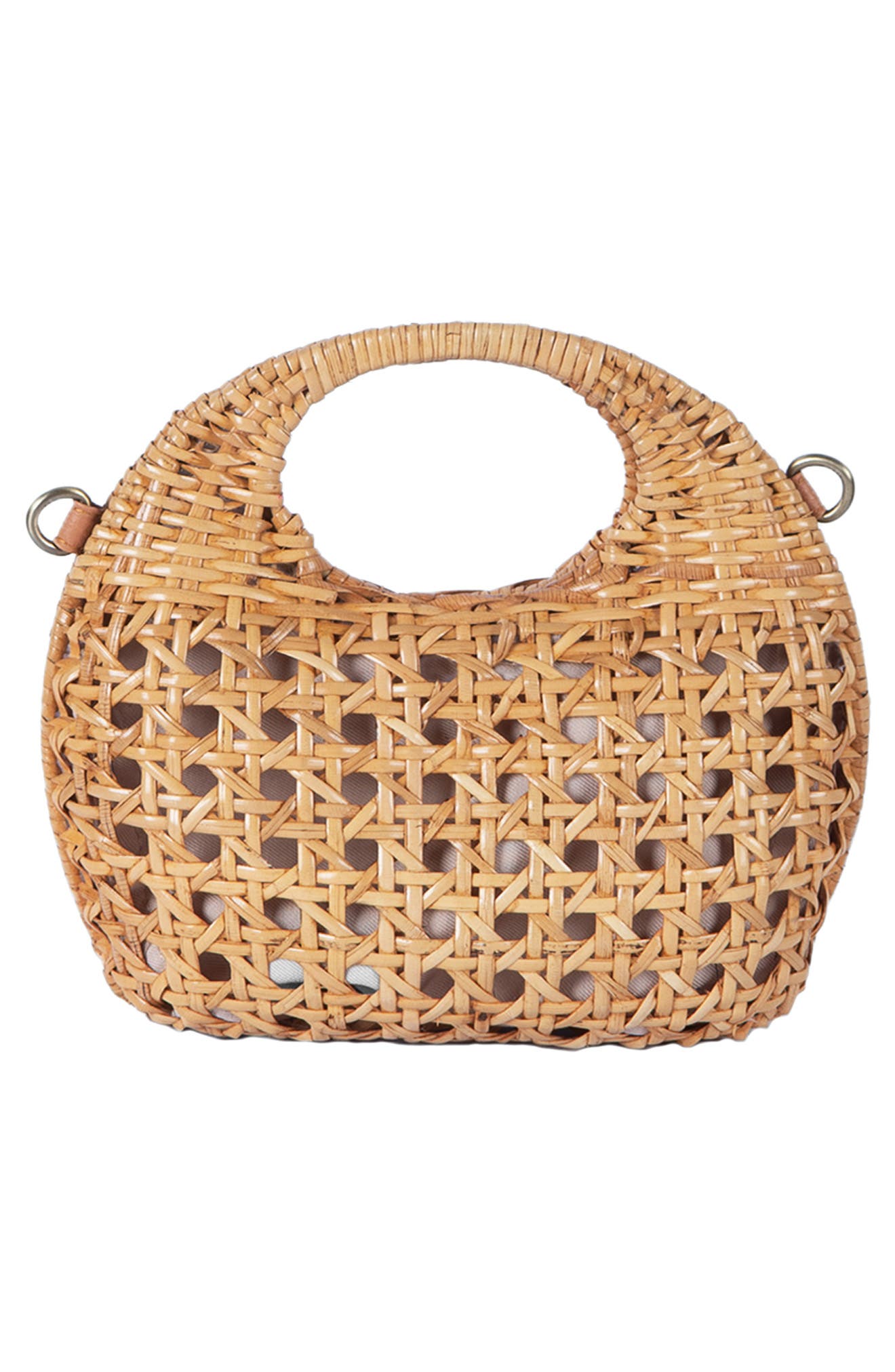 Jelavu Aidan Rattan Convertible Crossbody Bag, Alternate, color, Natural