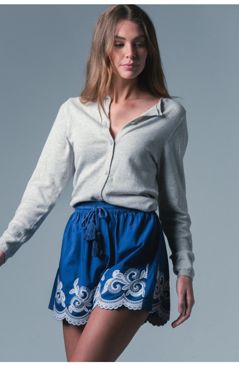 The Shirt by Rochelle Behrens The Crewneck Cotton Cashmere Sweater, Alternate, color, Fog Grey