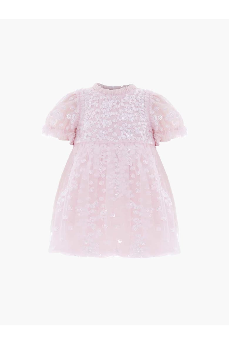 Kids' Floral Confetti Dress, Alternate, color, Peony Pink/Cream