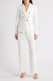 Tahari ASL Double Breasted Two-Piece Suit