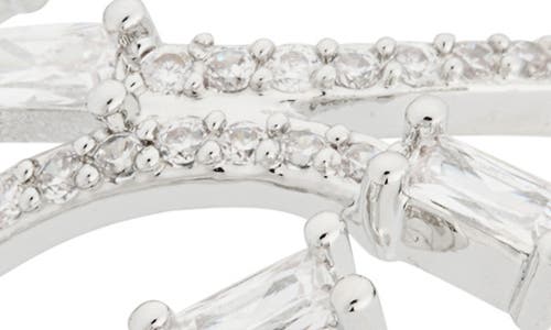 Nordstrom Rack Cubic Zirconia Spiral Bypass Ring