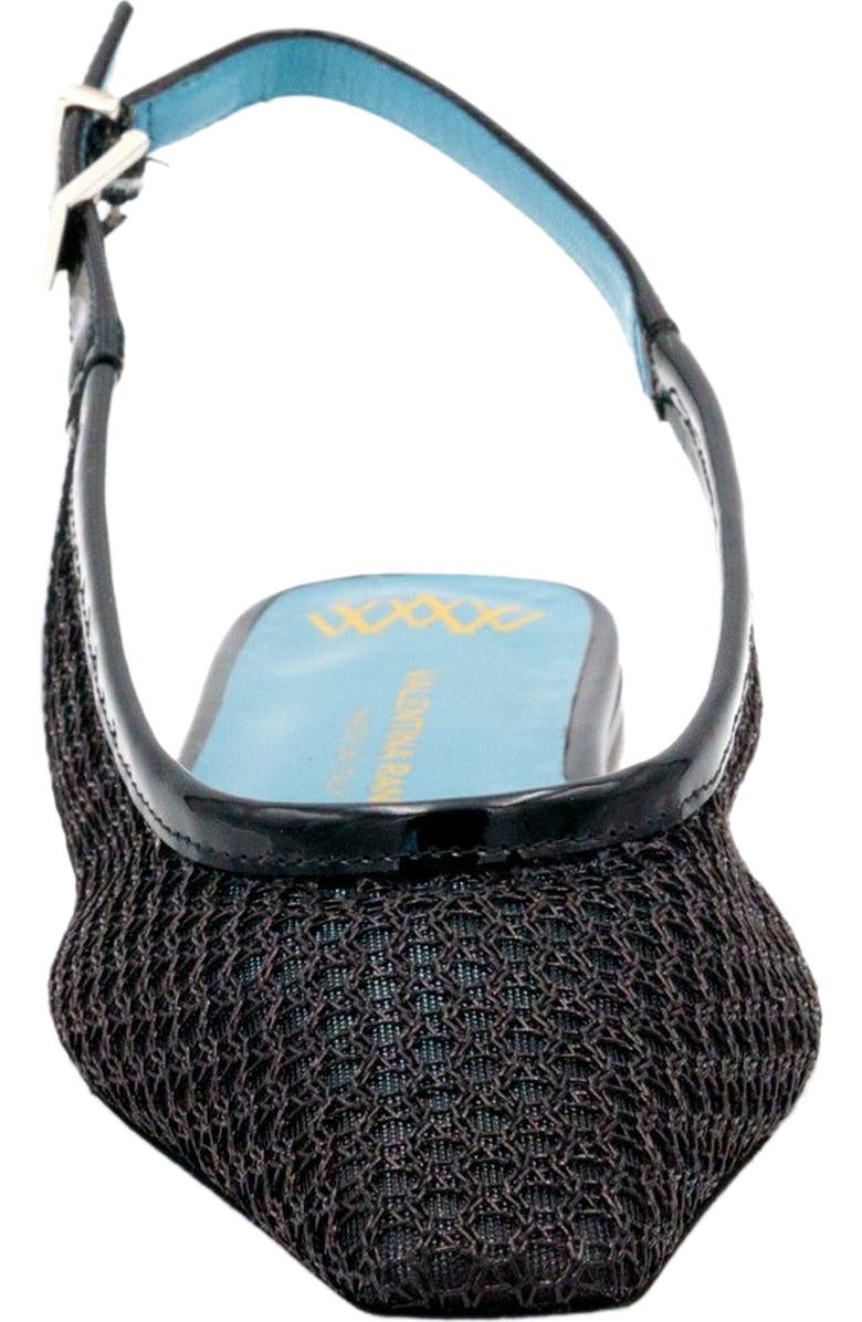 Valentina Rangoni Giulia Sling Bakck Flat, Alternate, color, Black