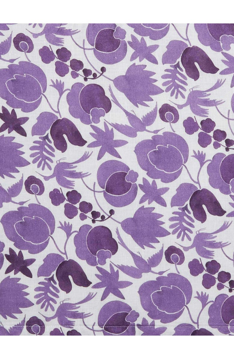 La DoubleJ Placemats Set Of 2 (35X45) Wildbird Viola Small Purple, Alternate, color, Wildbird Viola Small Purple
