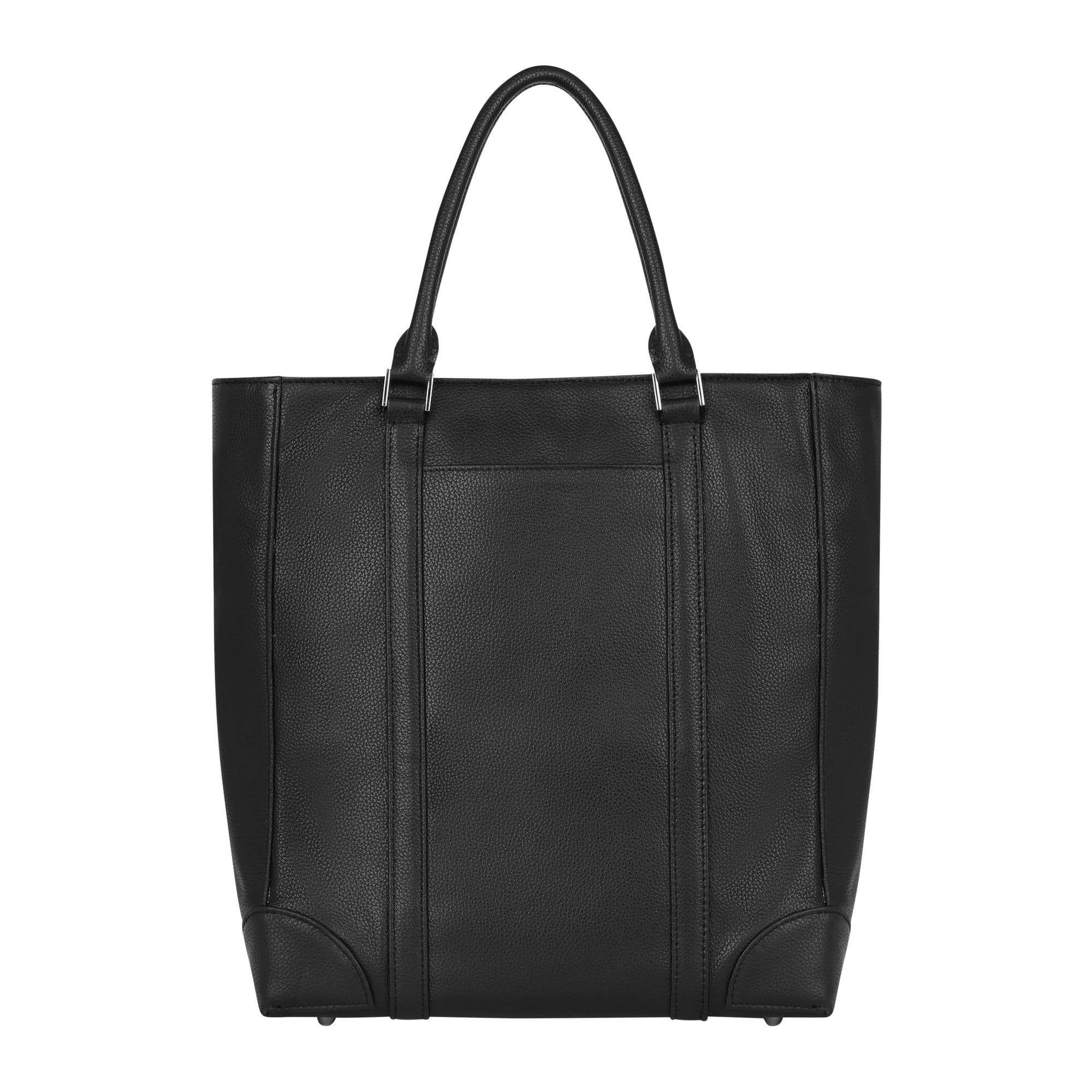 Tall Laptop Tote, Main, color, Black