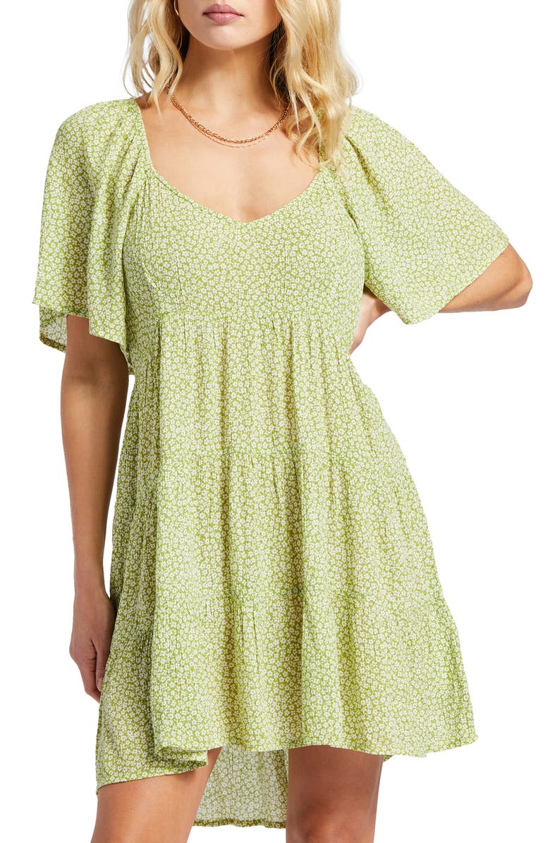 Billabong Take a Chance Floral Minidress, Alternate, color,