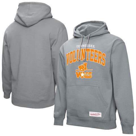 Men's Mitchell & Ness  Heather Gray Tennessee Volunteers Classic Arch Pullover Hoodie