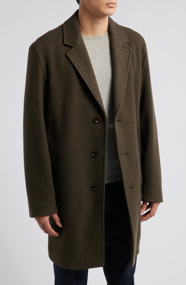 BOSS Wool Blend Coat, Main, color,