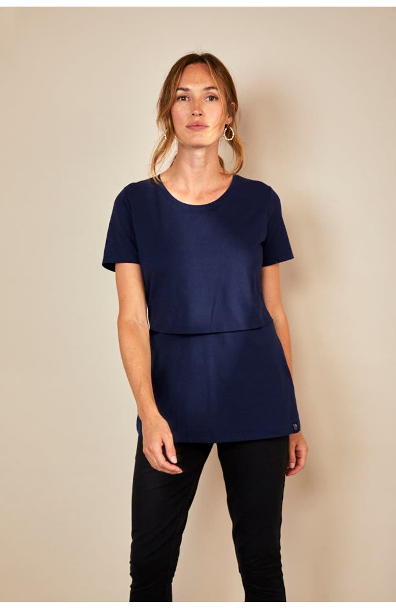 The Bshirt Nursing Crew Neck T-shirt, Main, color, 